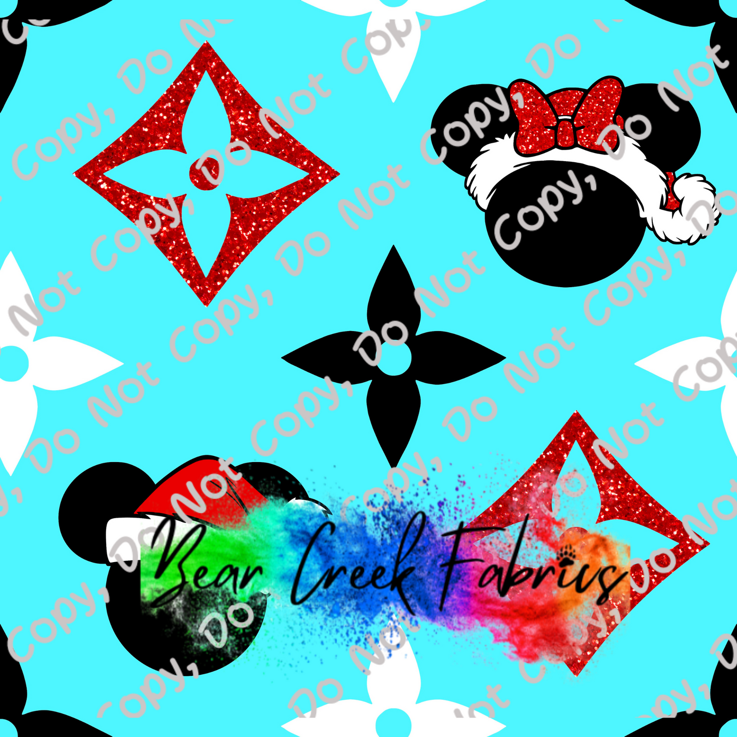 Christmas Blue Minnie