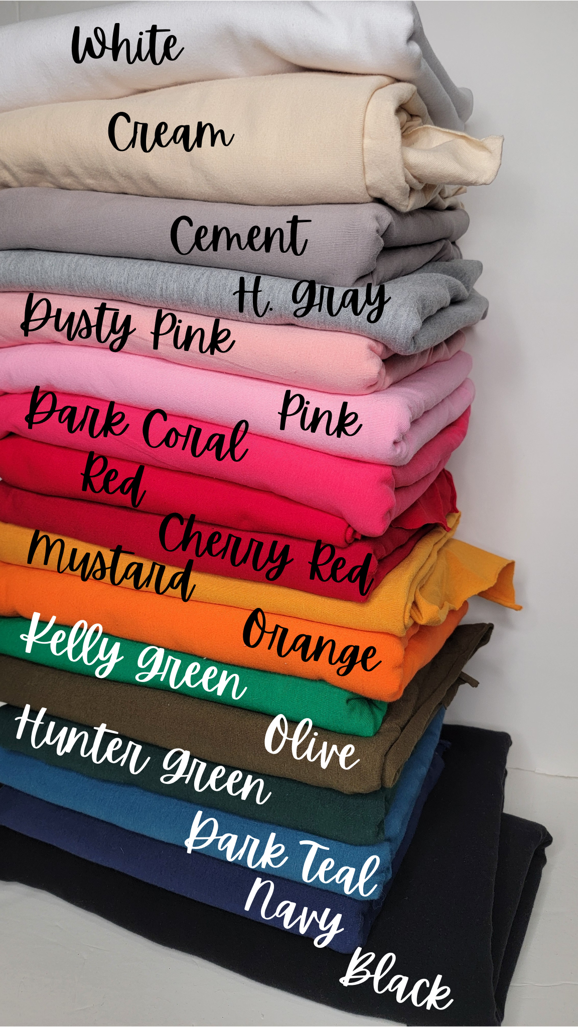 Navy - 12 oz. Solid Cotton Spandex (CL)