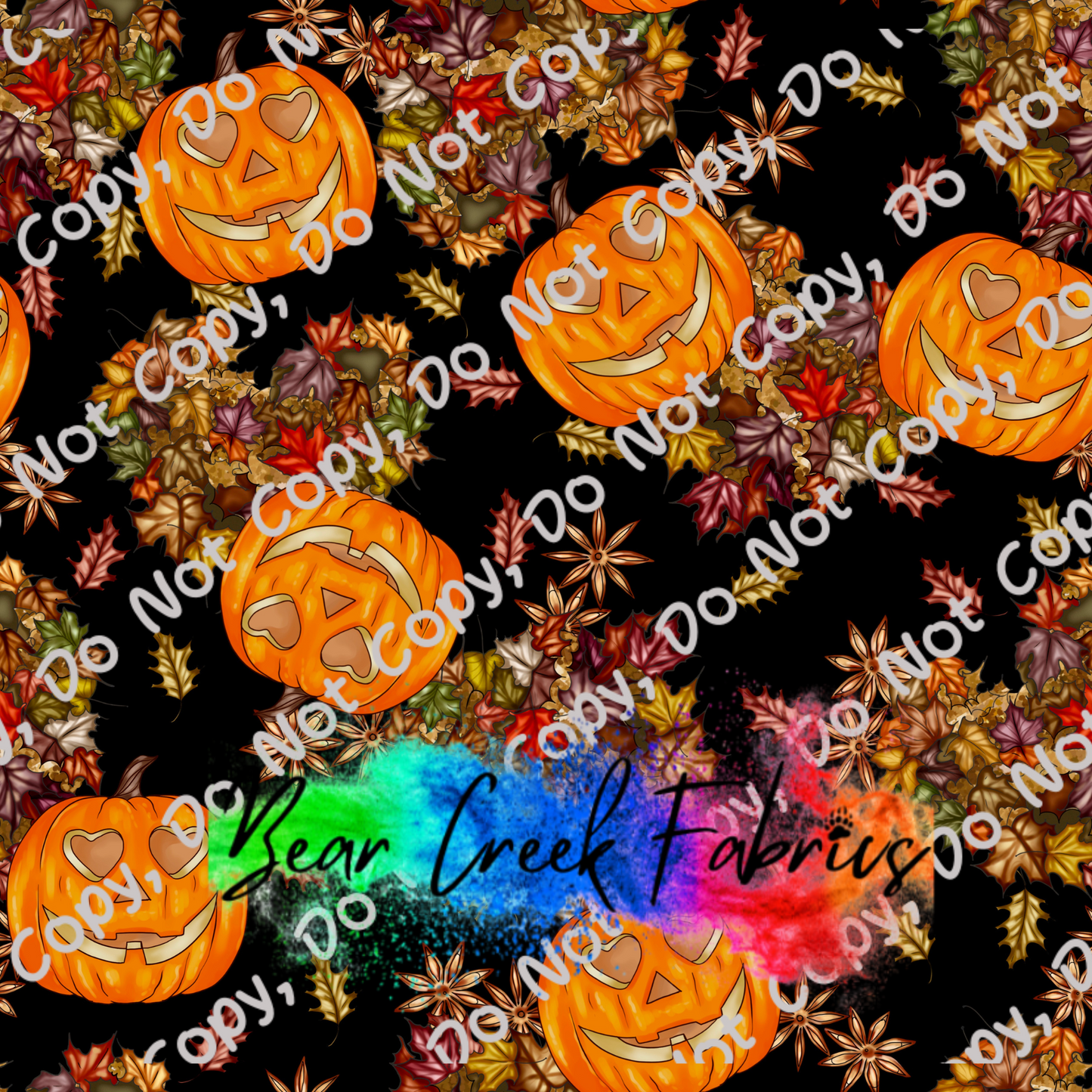 I Love Fall Black