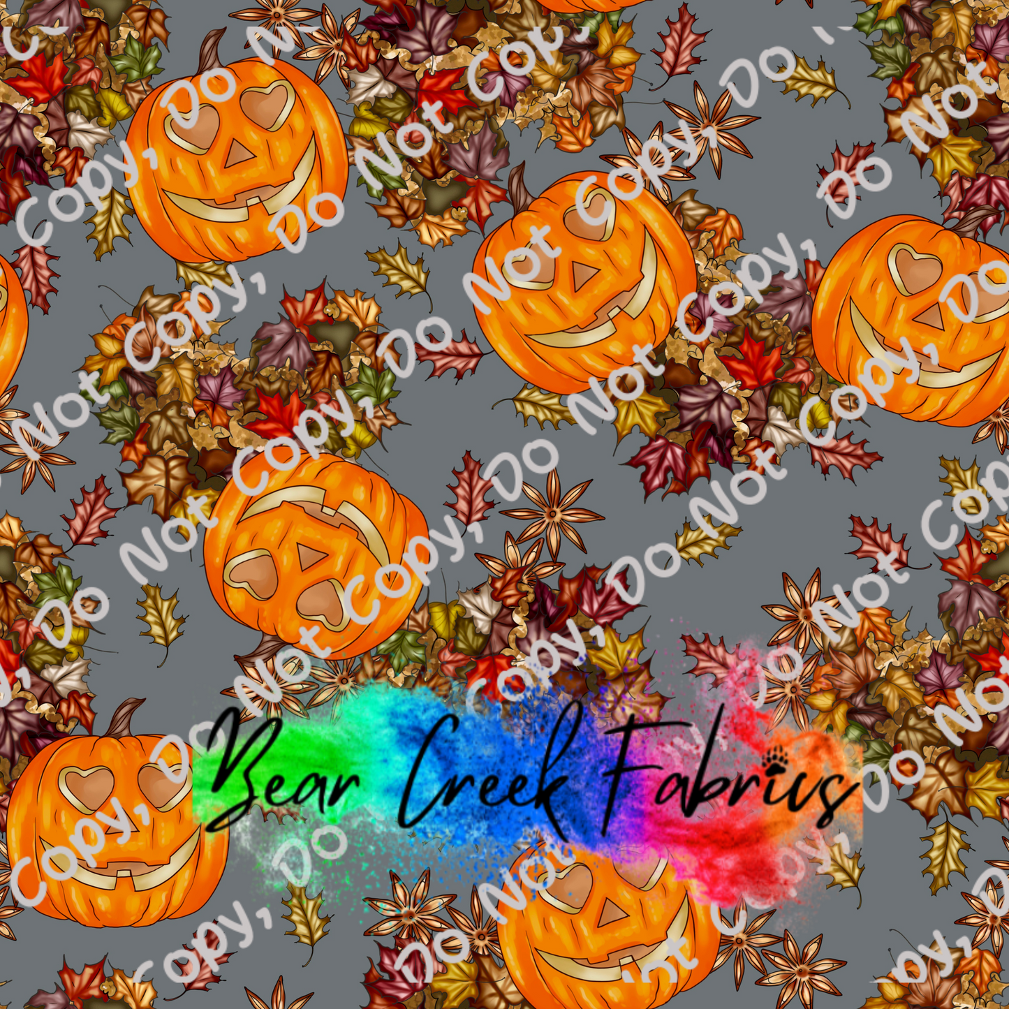 I Love Fall Gray
