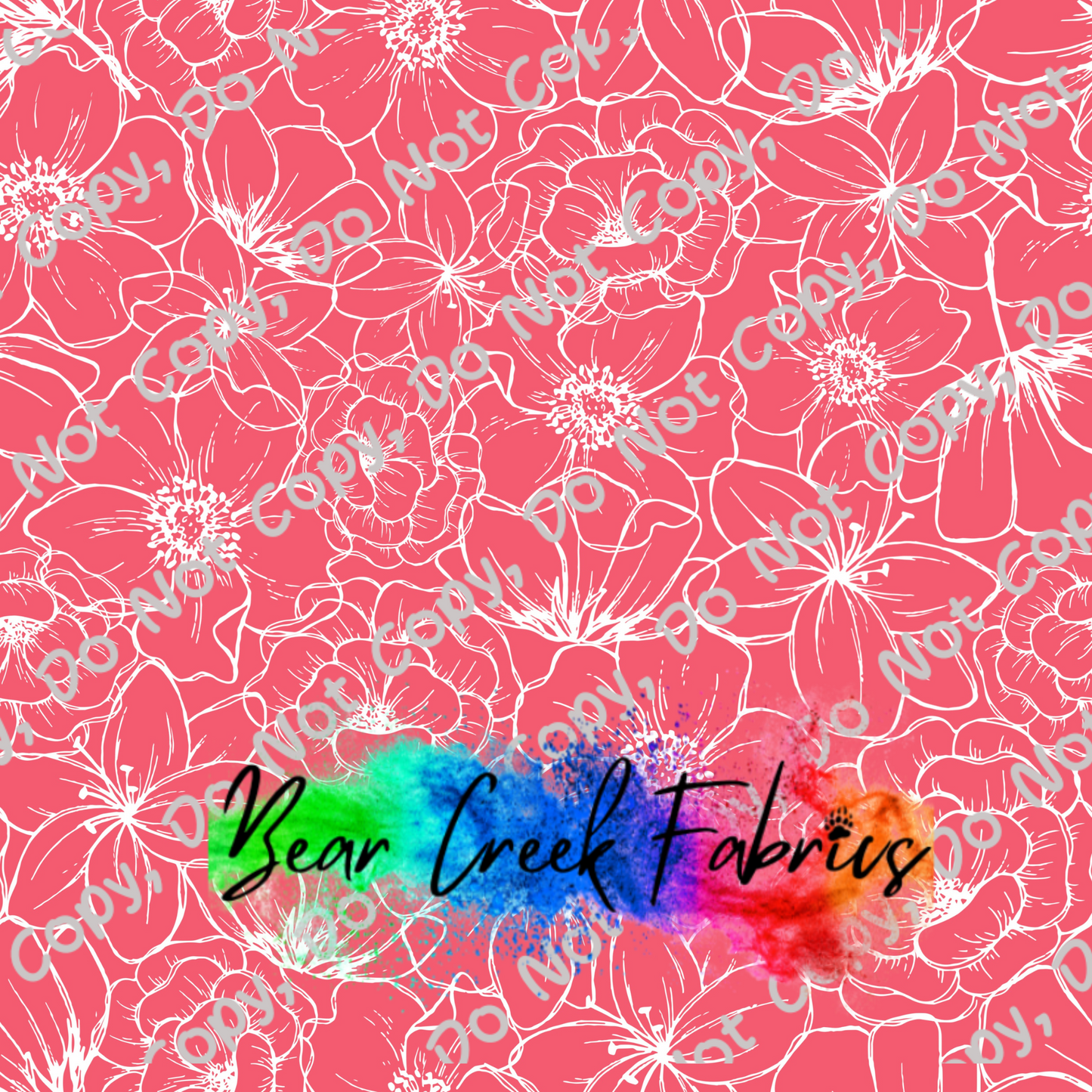 Floral Line Pink