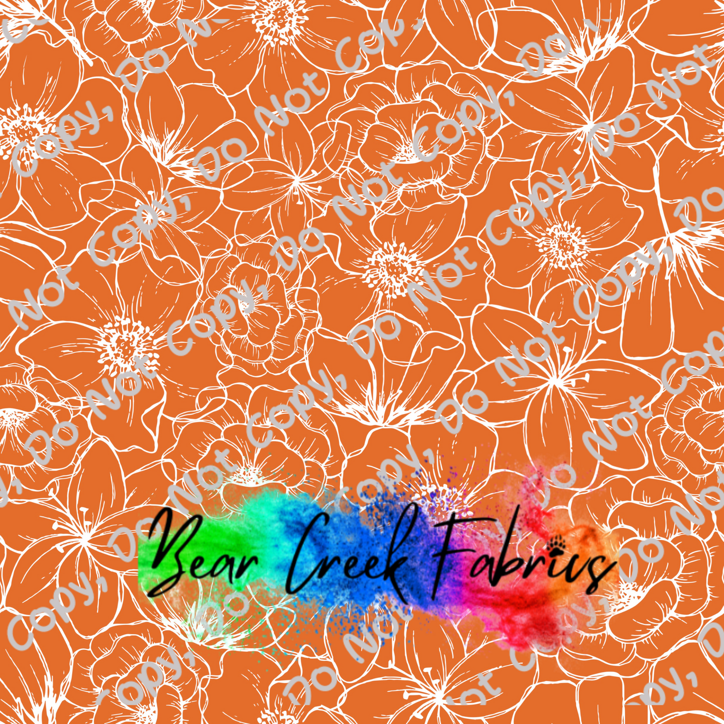 Floral Line Rust
