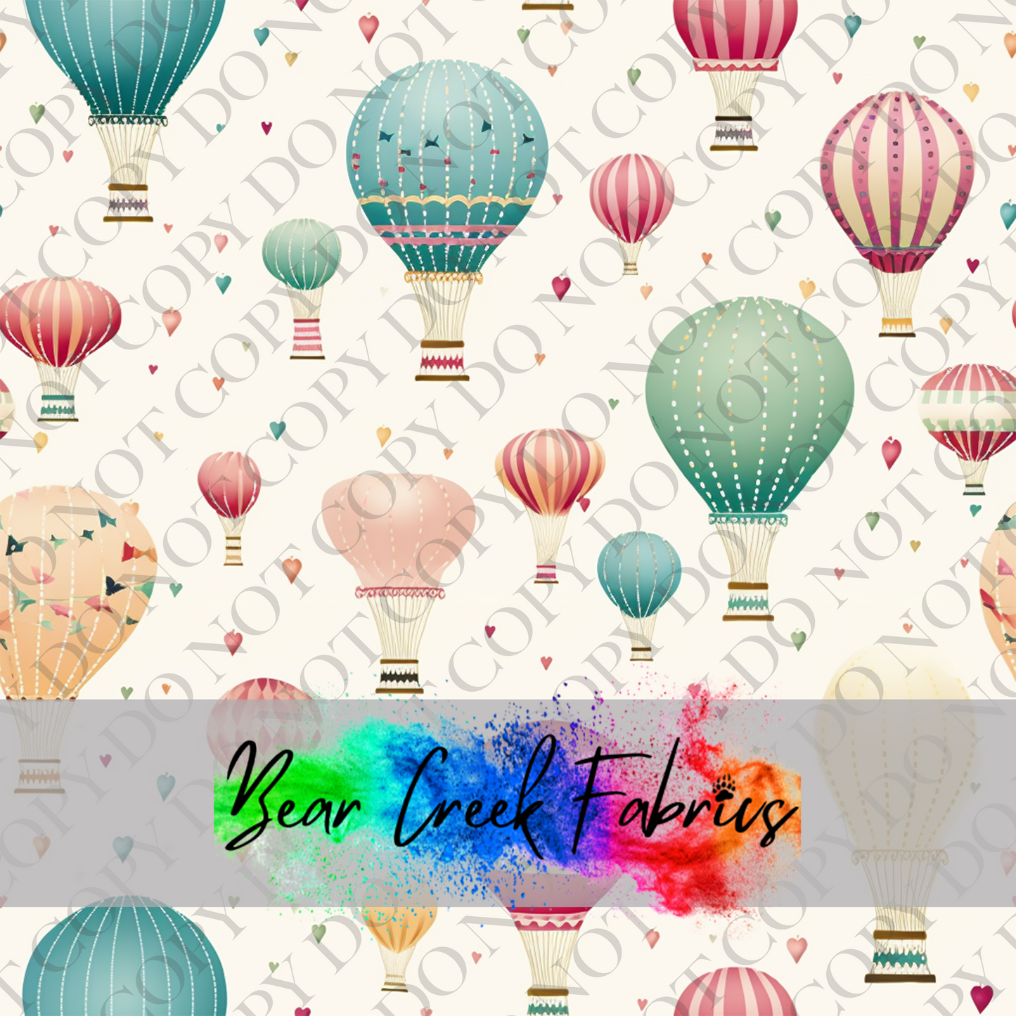 Hot Air Balloon Embroidery