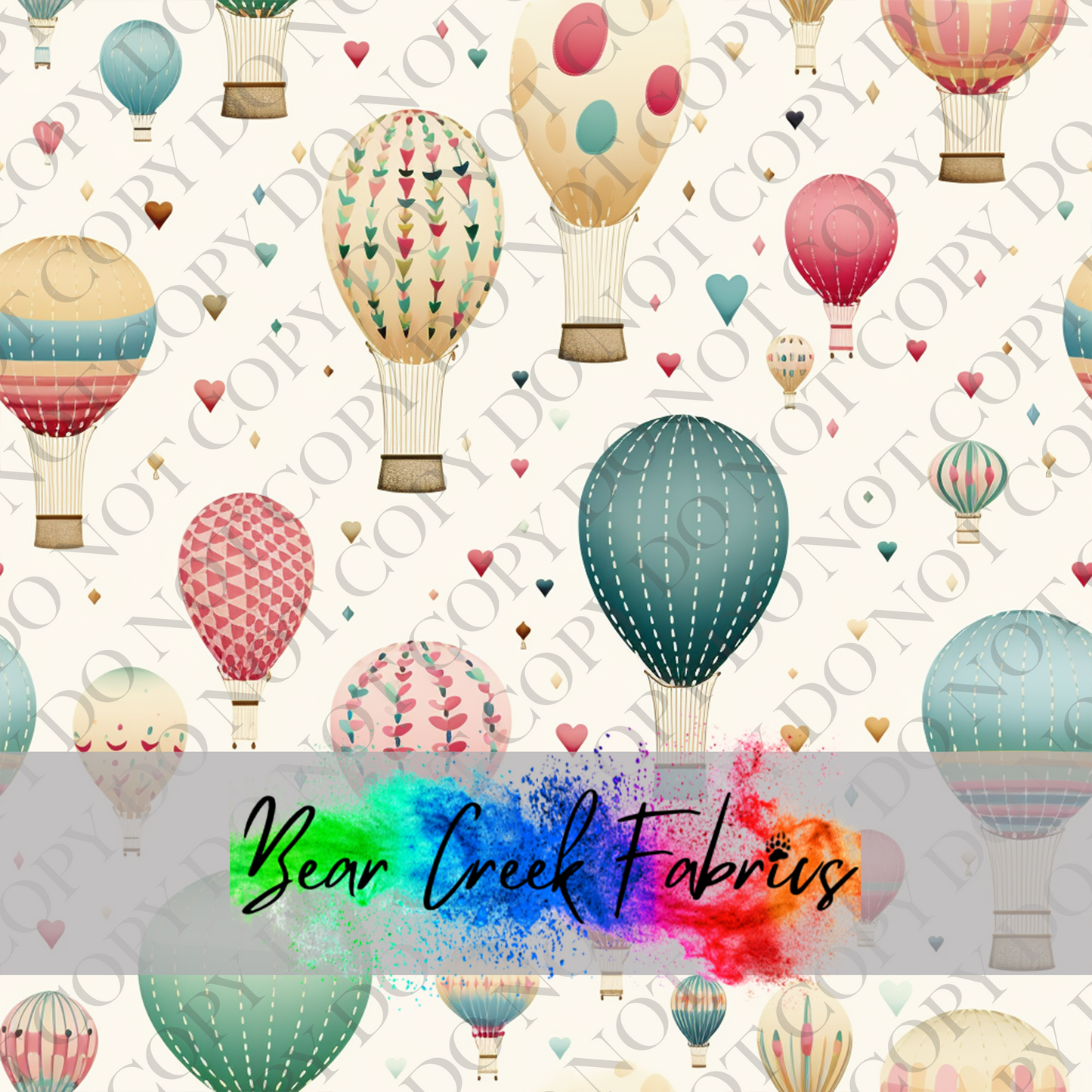 Hot Air Balloon Embroidery 2