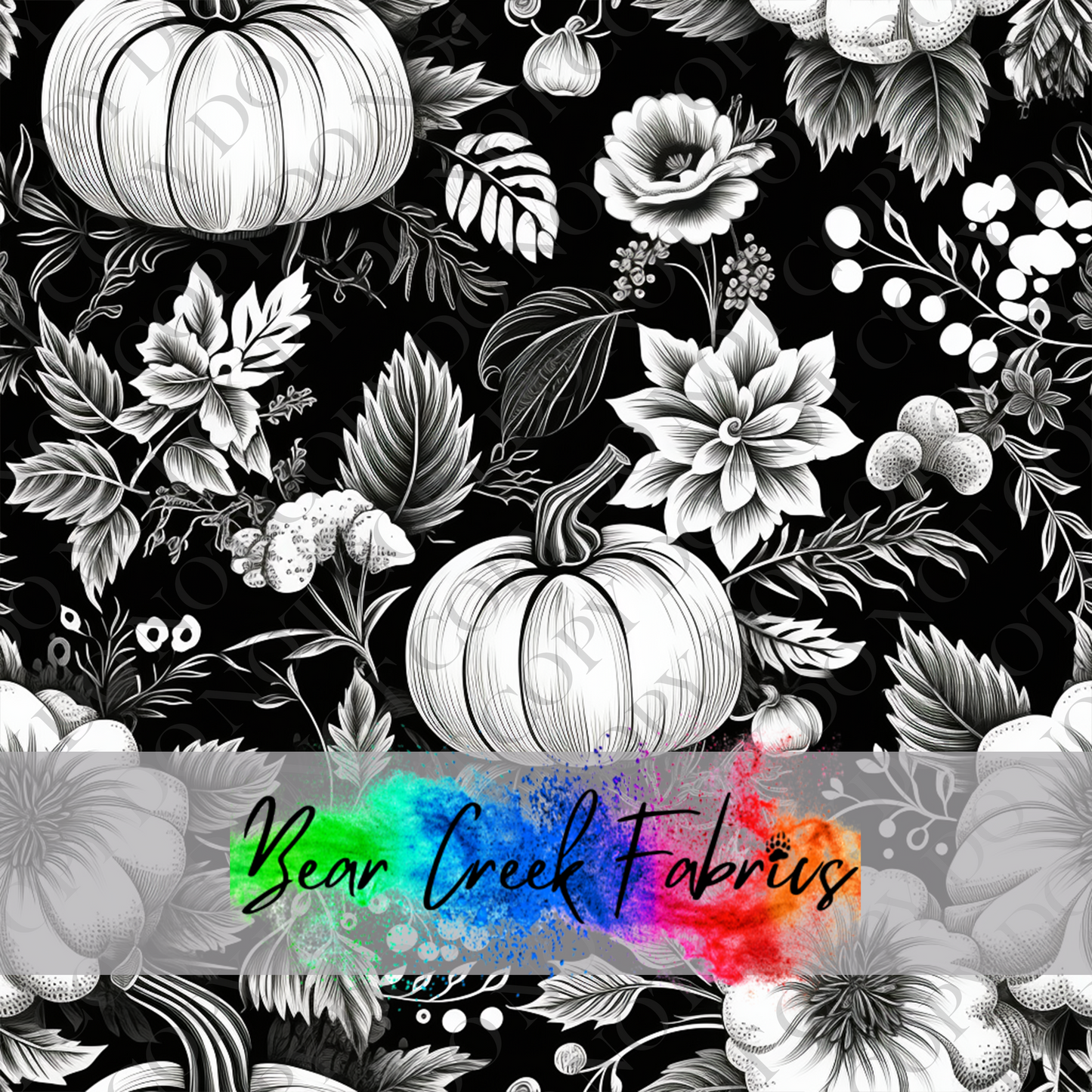 Monochrome Pumpkins 2