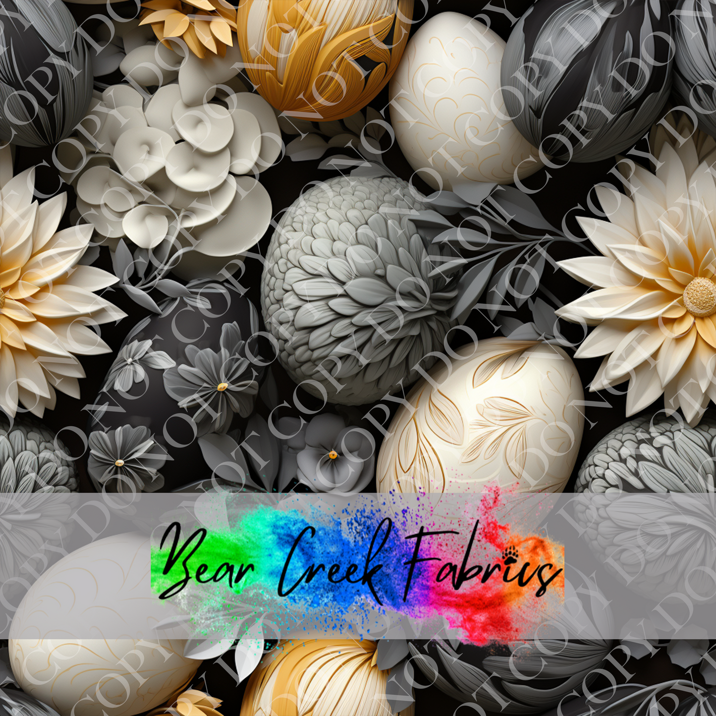 Floral Easter Eggs 4