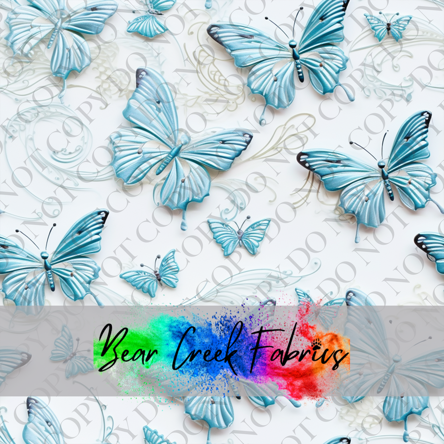 Light Blue Butterflies