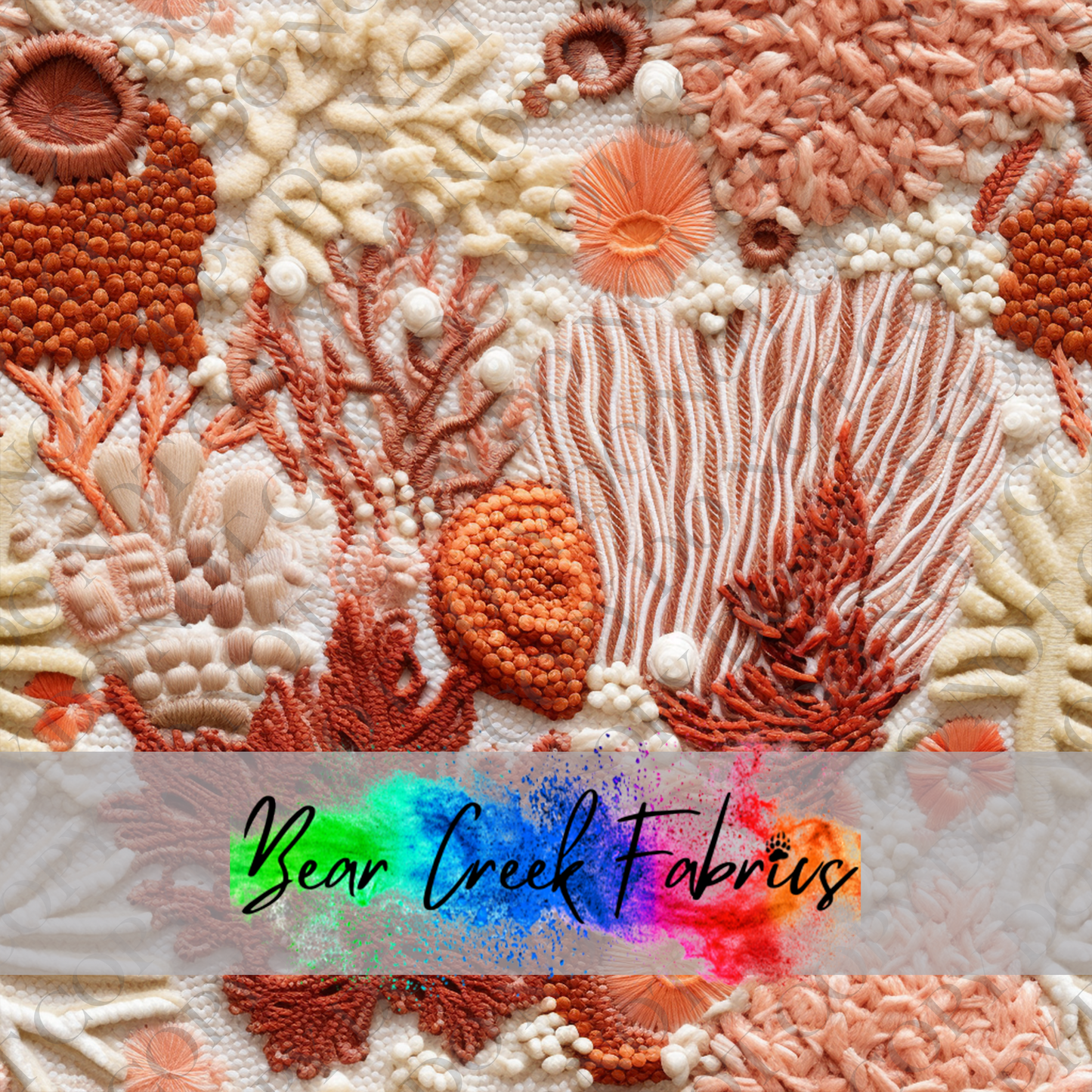 Coral Reef Embroidery