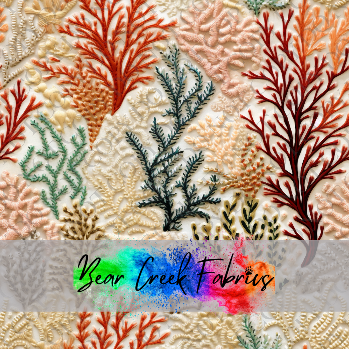Coral Reef Embroidery 2