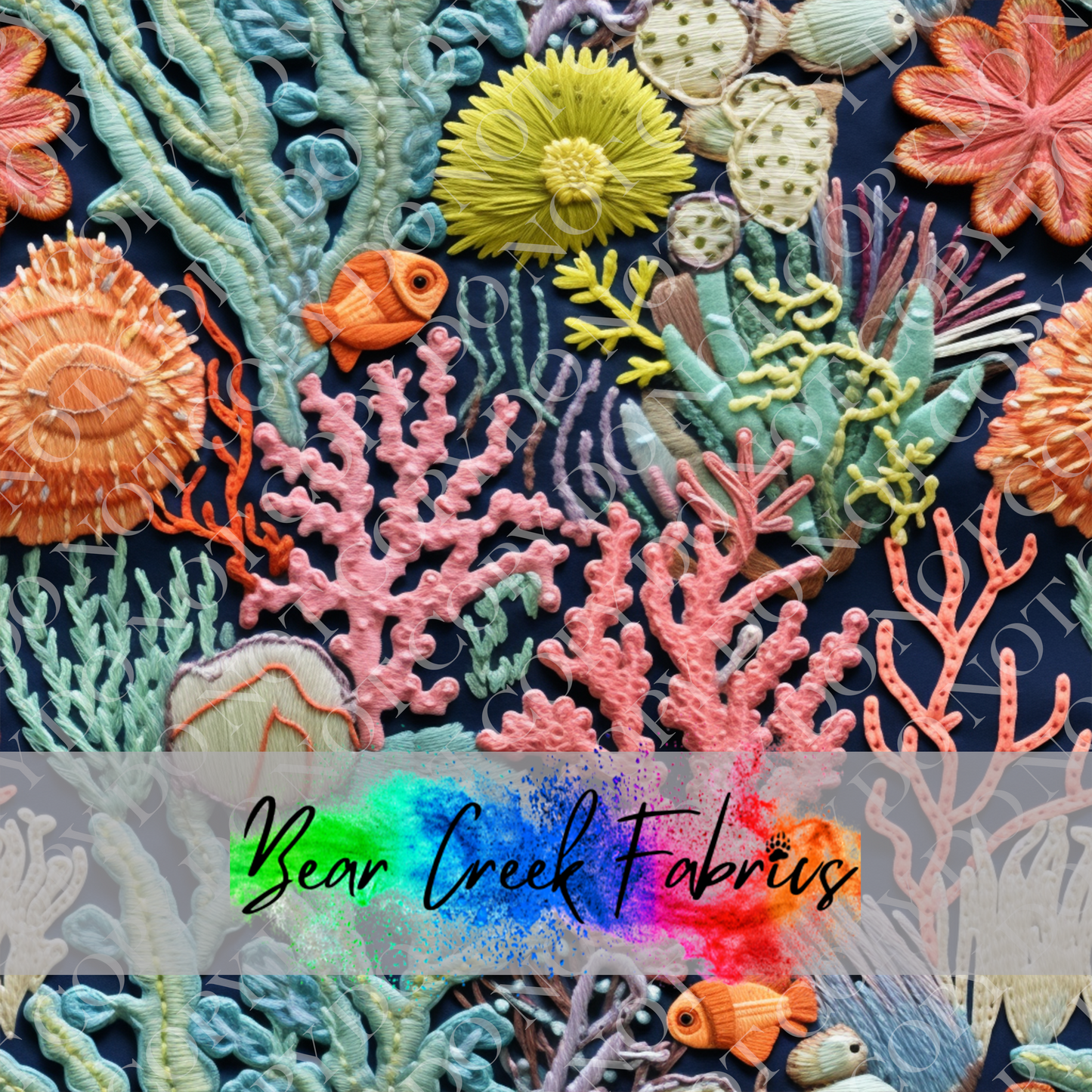 Coral Reef Embroidery 4