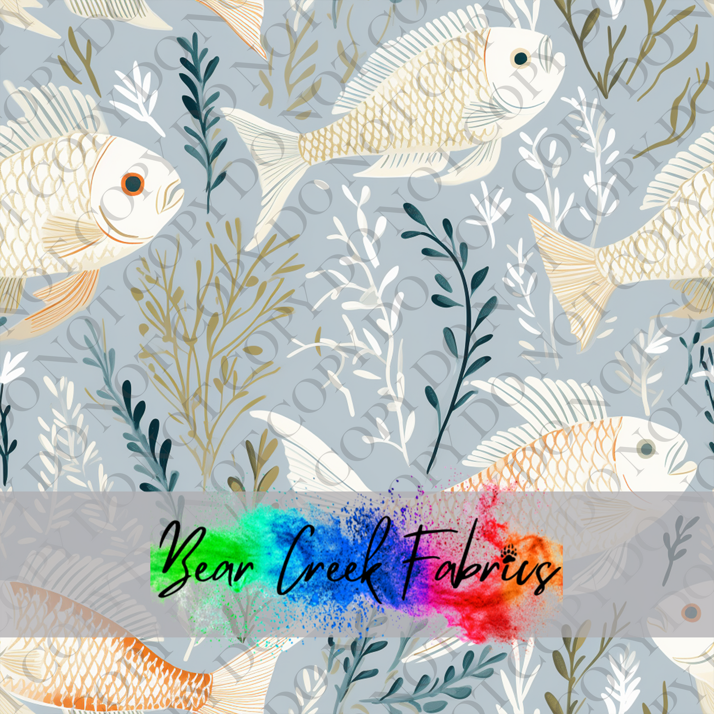 Ocean Fish Embroidery