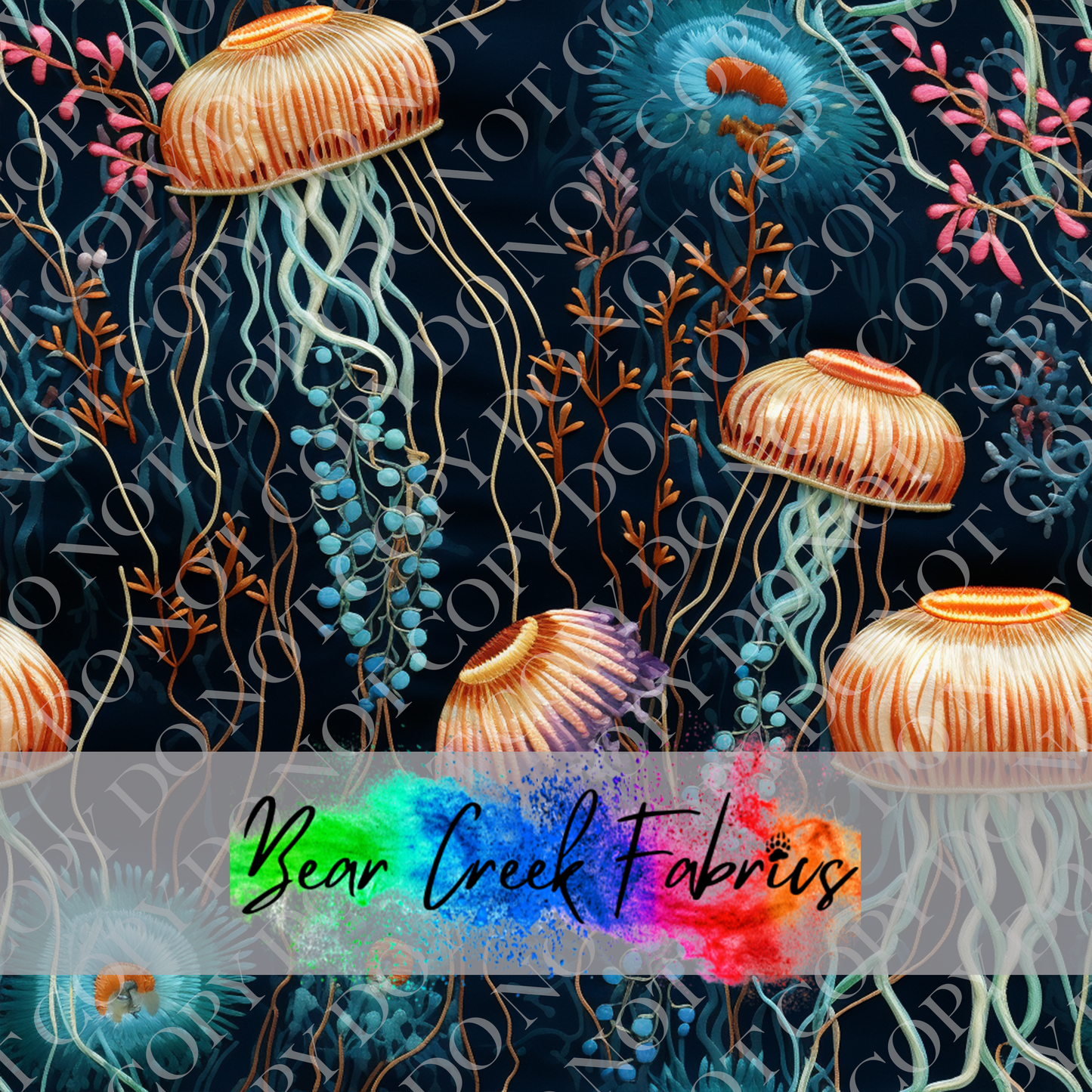 Jellyfish Embroidery