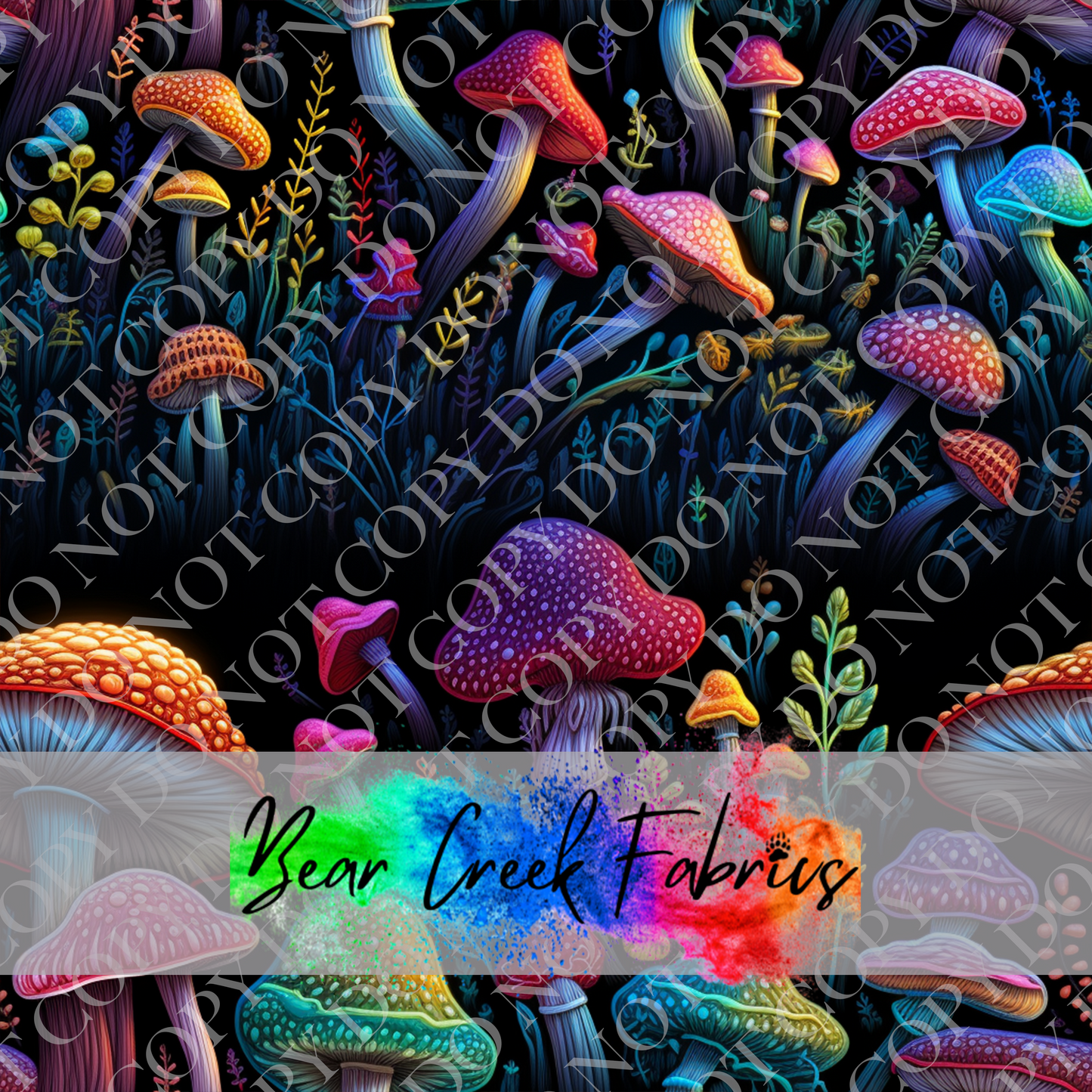 Mushroom Embroidery 9