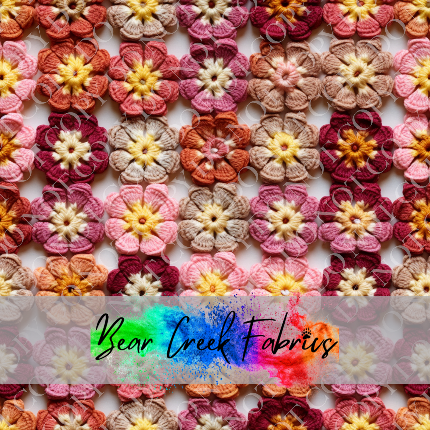 Crocheted Floral Squares 81