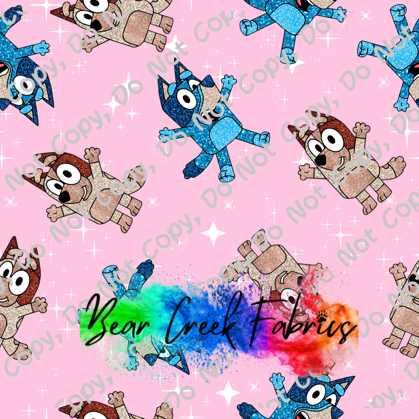 Pink Bluey Sparkle