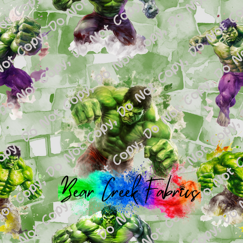 Watercolor Green Smasher