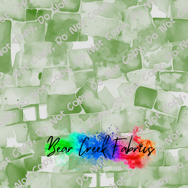 Watercolor Green Smasher Coord