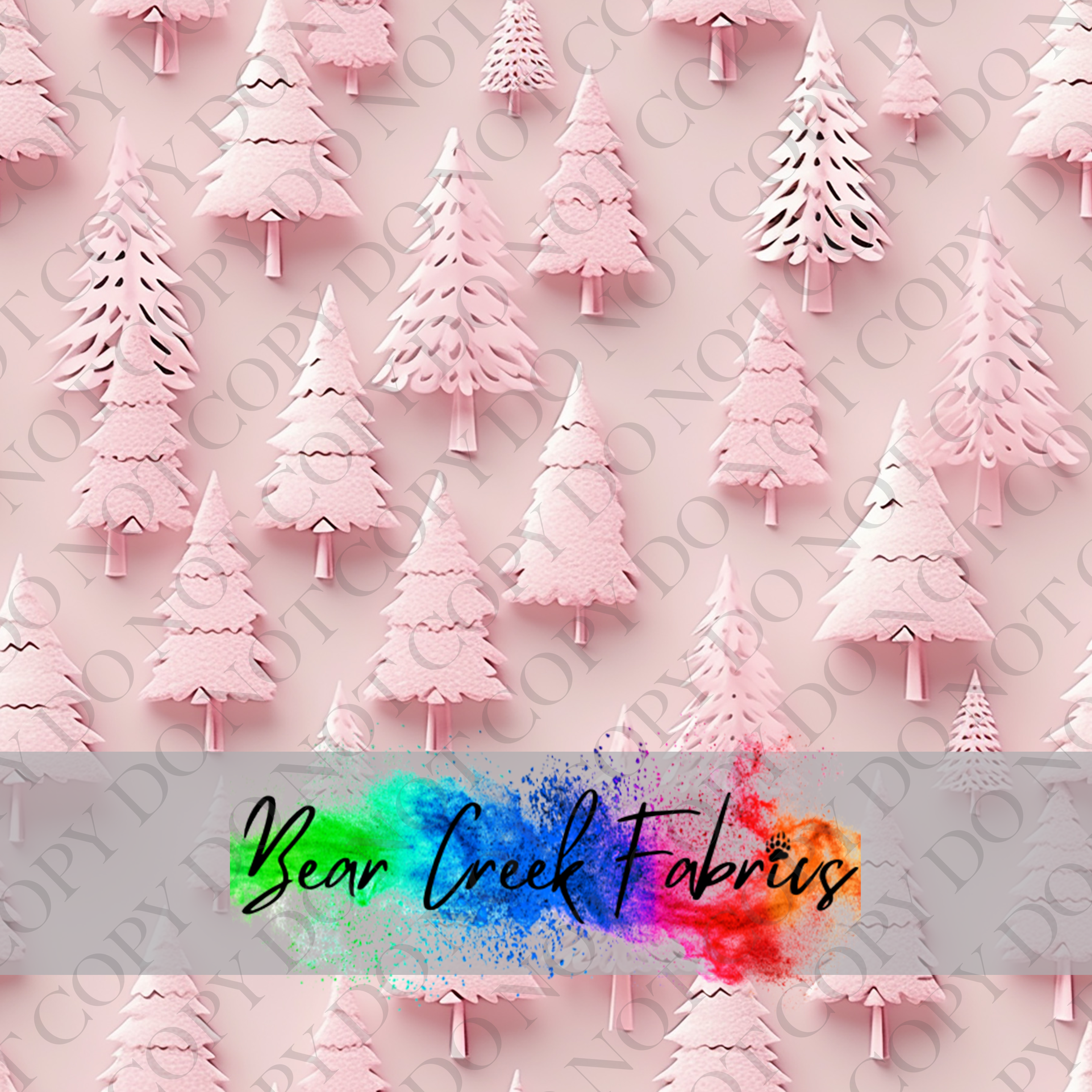 Pink Tree Paper Pink Paper Trees – Bear Creek Fabrics