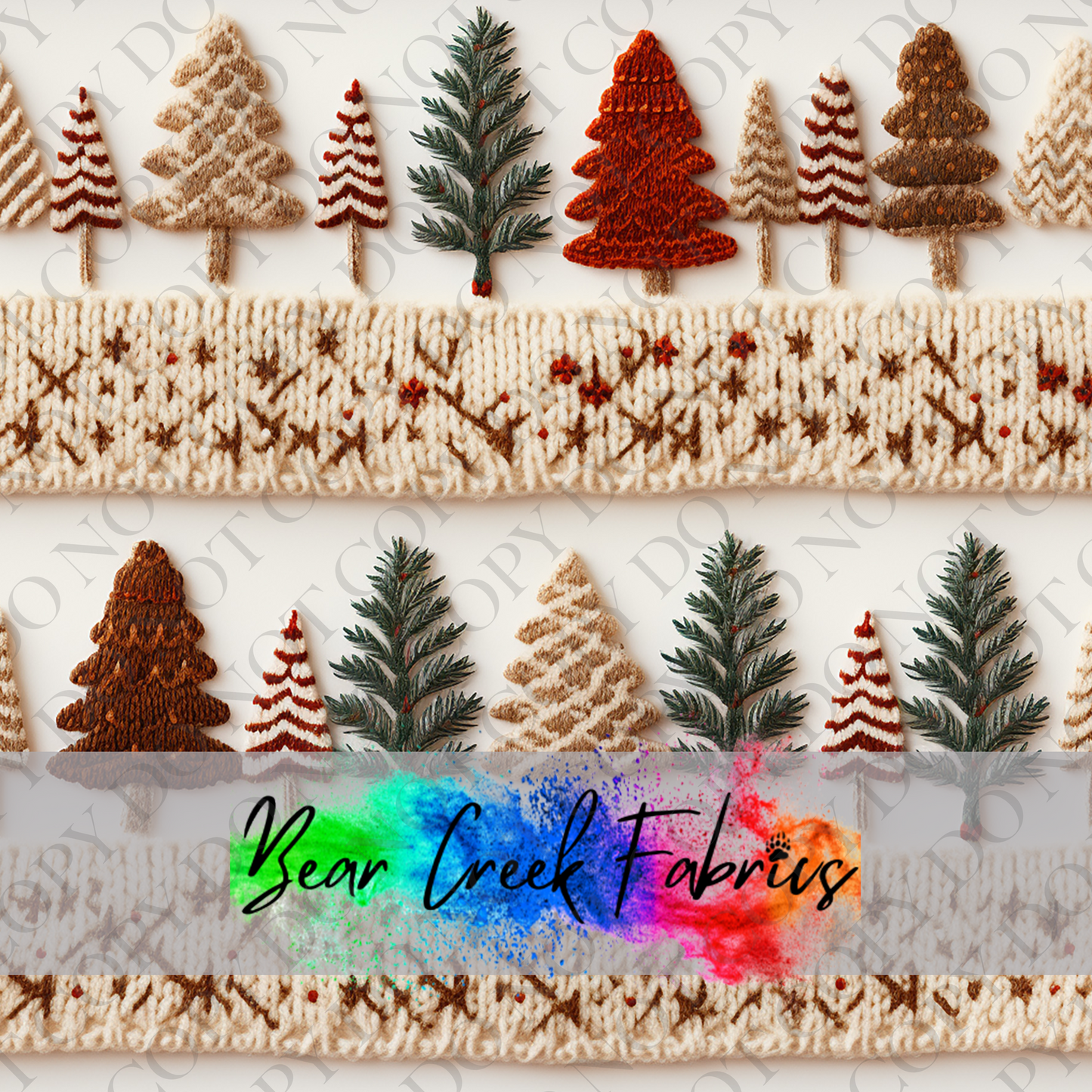 Sweater Knit Trees 3