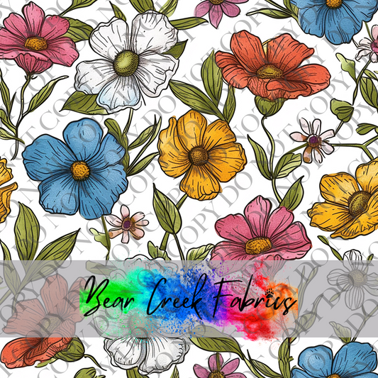 Colored Floral