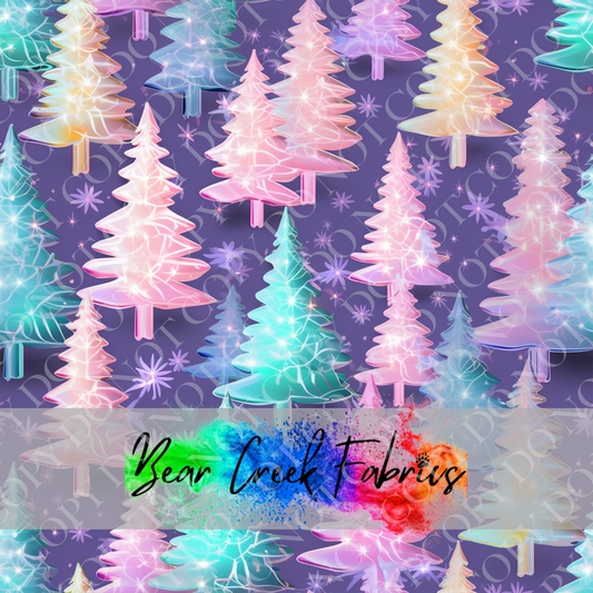 Pastel Christmas Trees