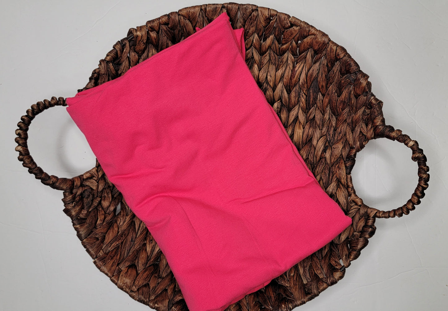 Dark Coral - 12 oz. Solid Cotton Spandex (CL)