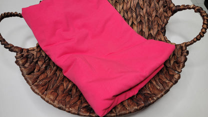 Dark Coral - 12 oz. Solid Cotton Spandex (CL)