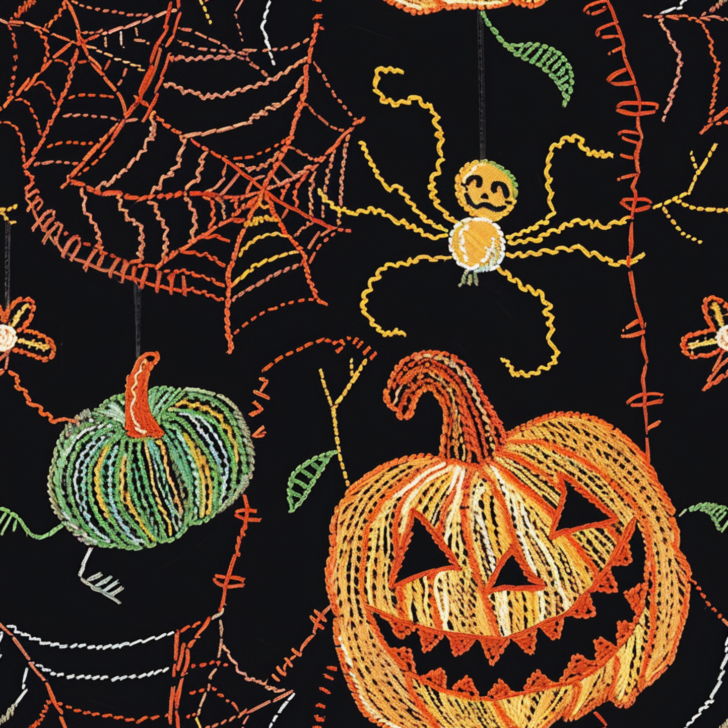 Cute Halloween Embroidery 2