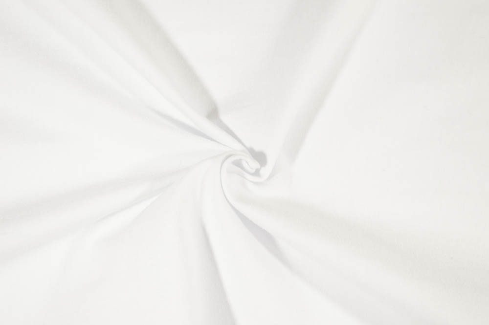 White - 10 oz. Solid Cotton Spandex (CL)