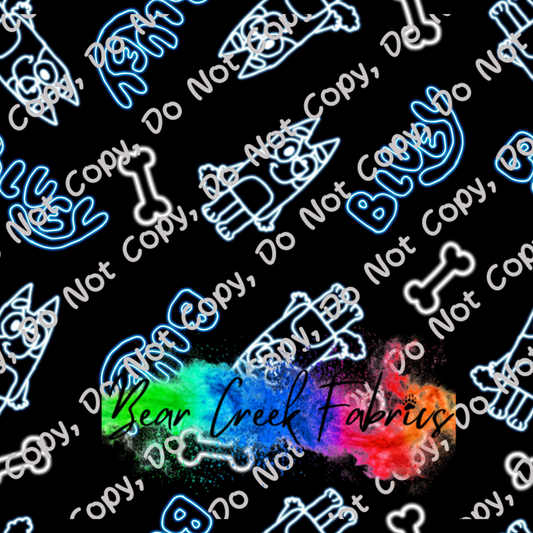 Bluey Neon