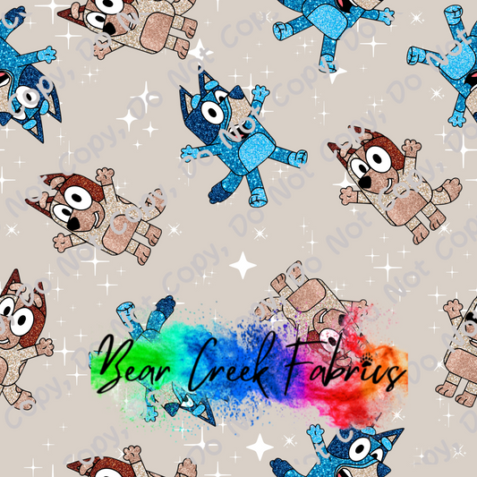 Bluey Sparkle Tan