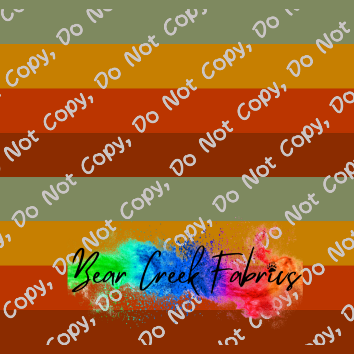 Boho Rainbow Stripes