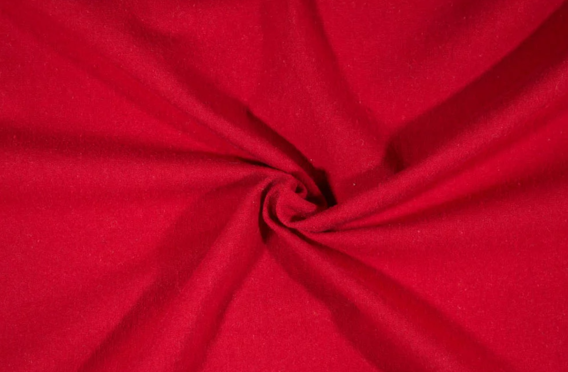 Scarlet Red - 10 oz. Solid Cotton Spandex (CL)