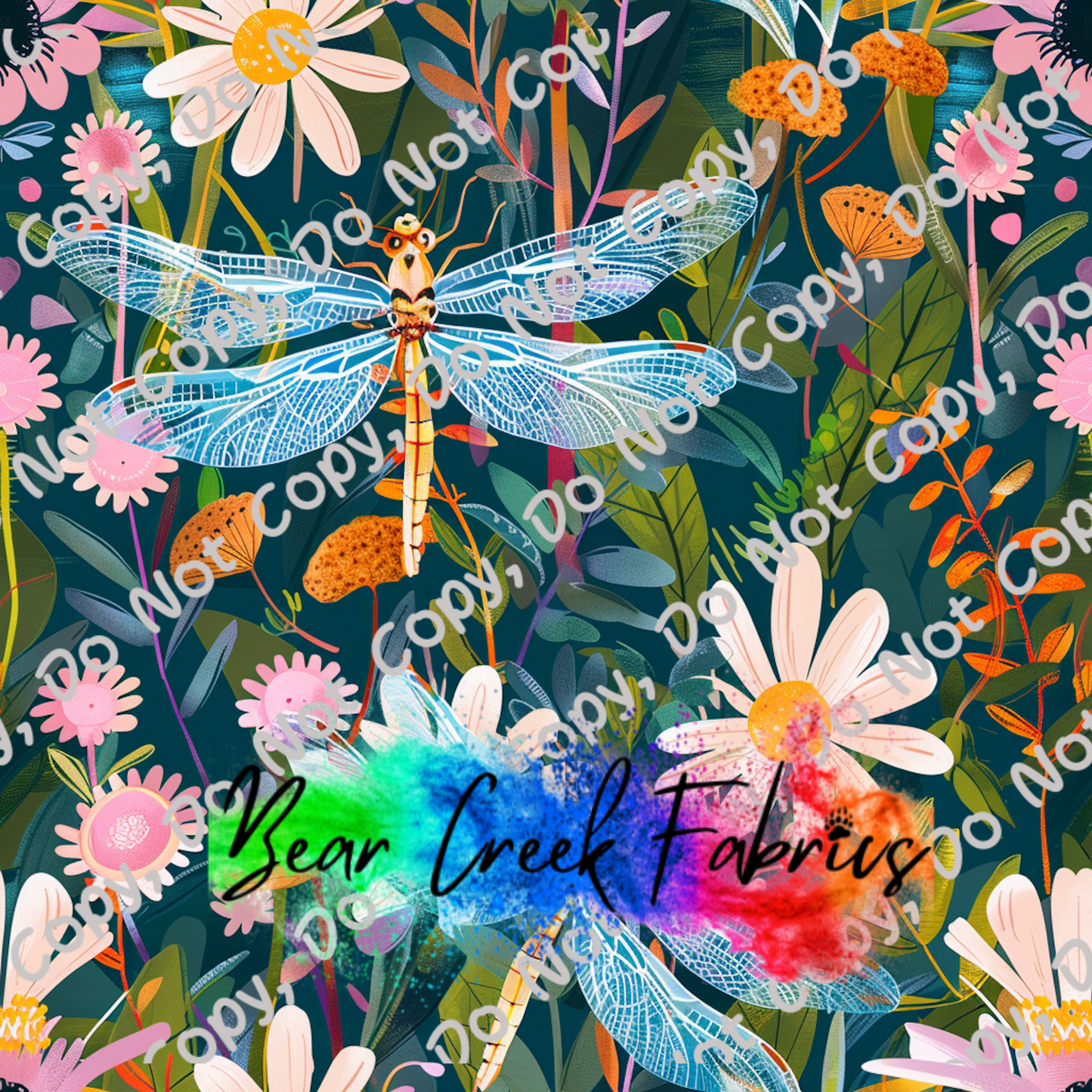 Dragonfly Floral