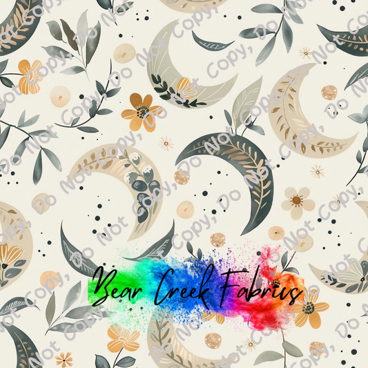 Floral Muted Moons