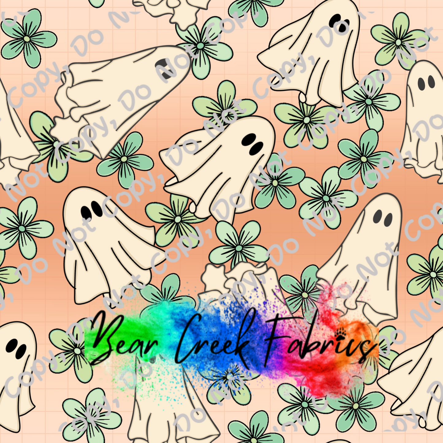 Green Floral Ghosties