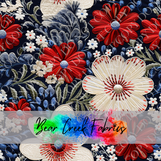 RWB Floral Embroidery 5