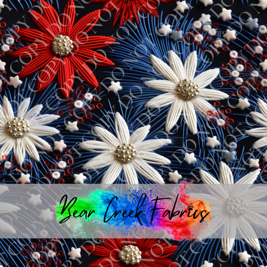 RWB Floral Embroidery 6