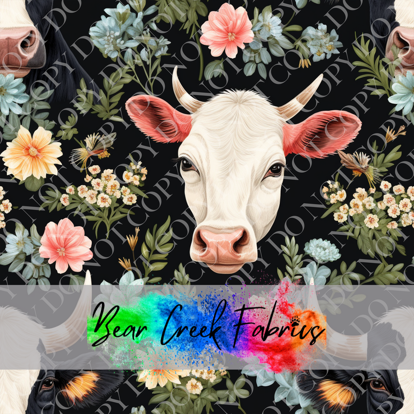Cow Embroidery