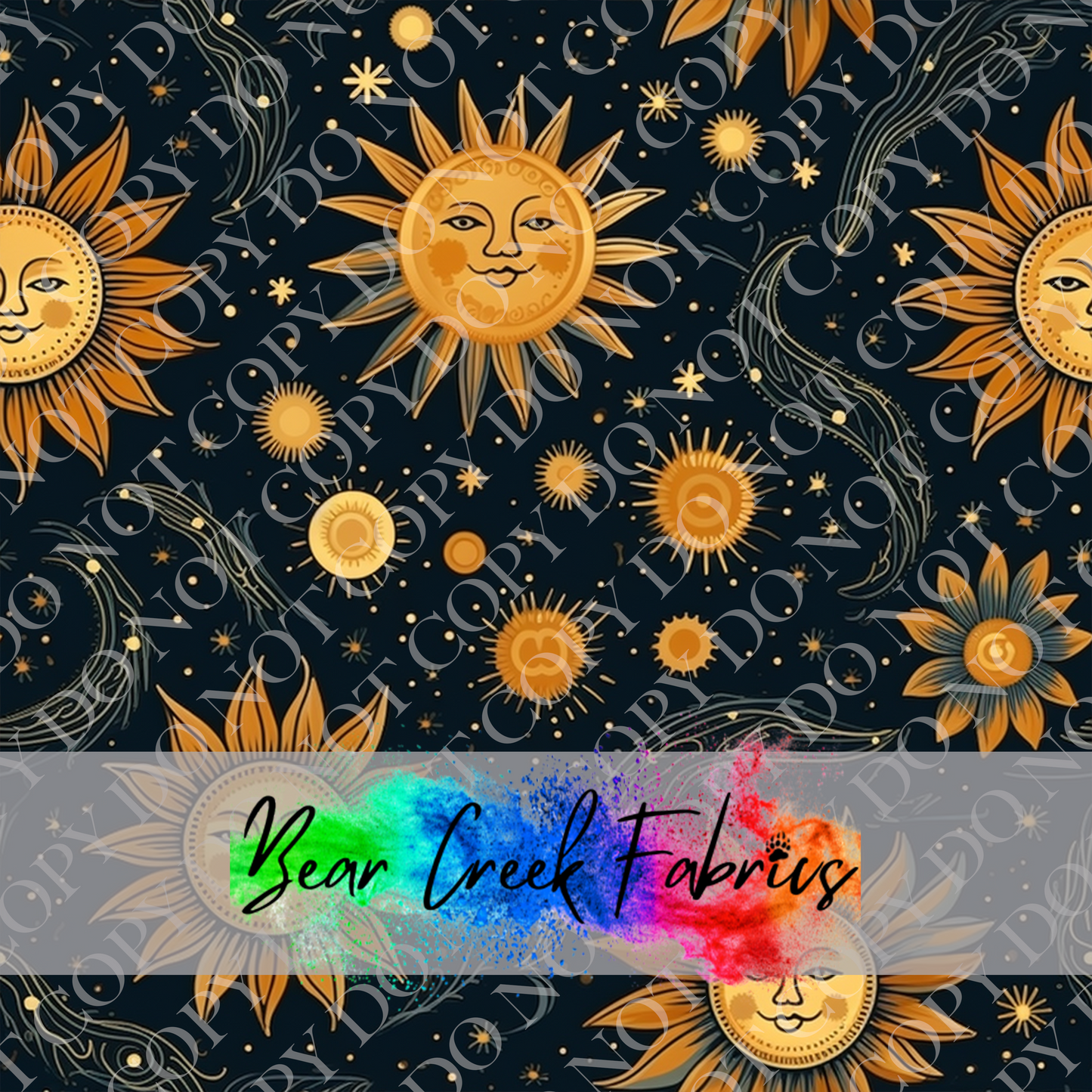 Boho Moon and Stars
