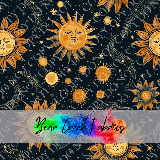 Boho Moon and Stars