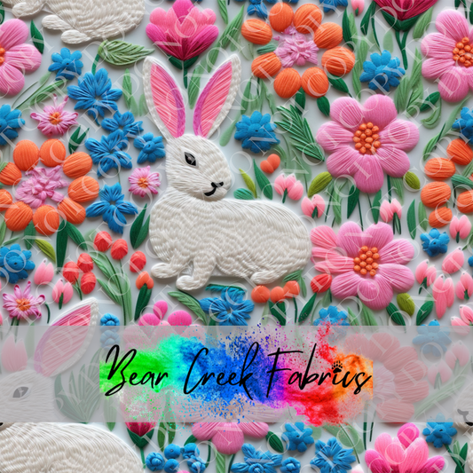 Spring Bunnies Embroidery