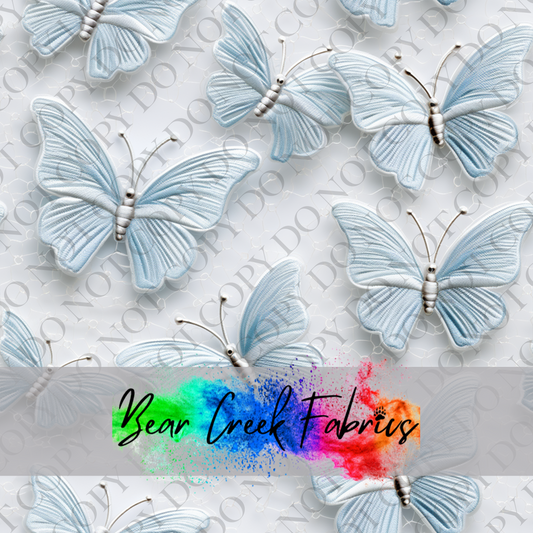 Light Blue Butterflies 2