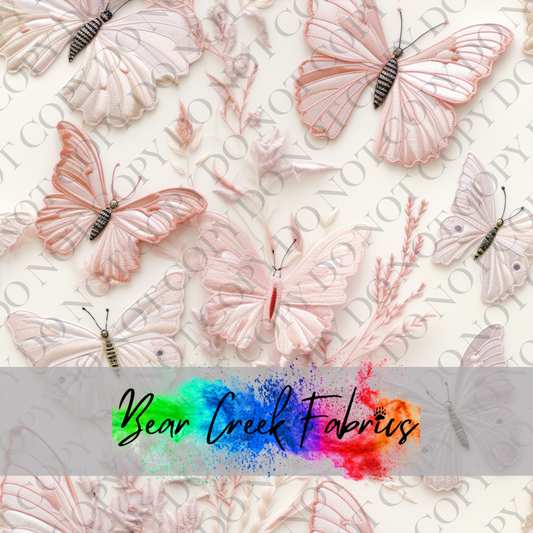 Light Pink Butterflies