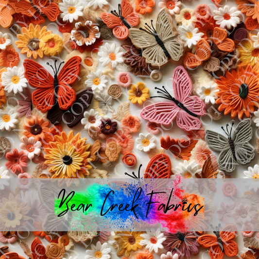 Brown Butterflies Crochet