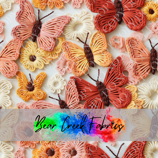 Brown Butterflies Crochet 4