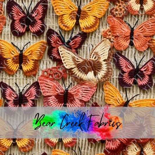 Brown Butterflies Crochet 5