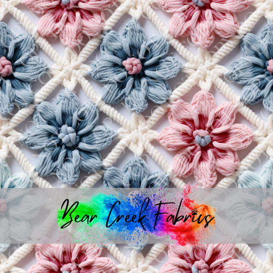Floral Crocheted Squares