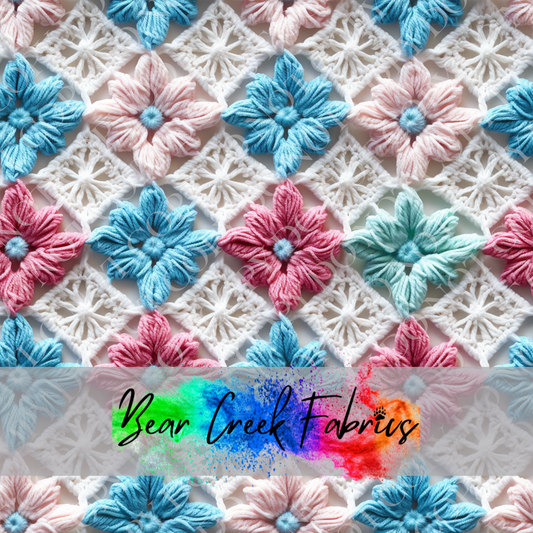 Floral Crocheted Squares 3