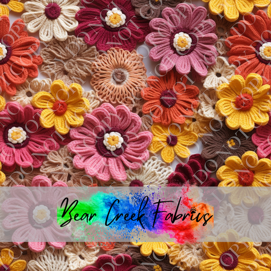 Crocheted Flowers 7